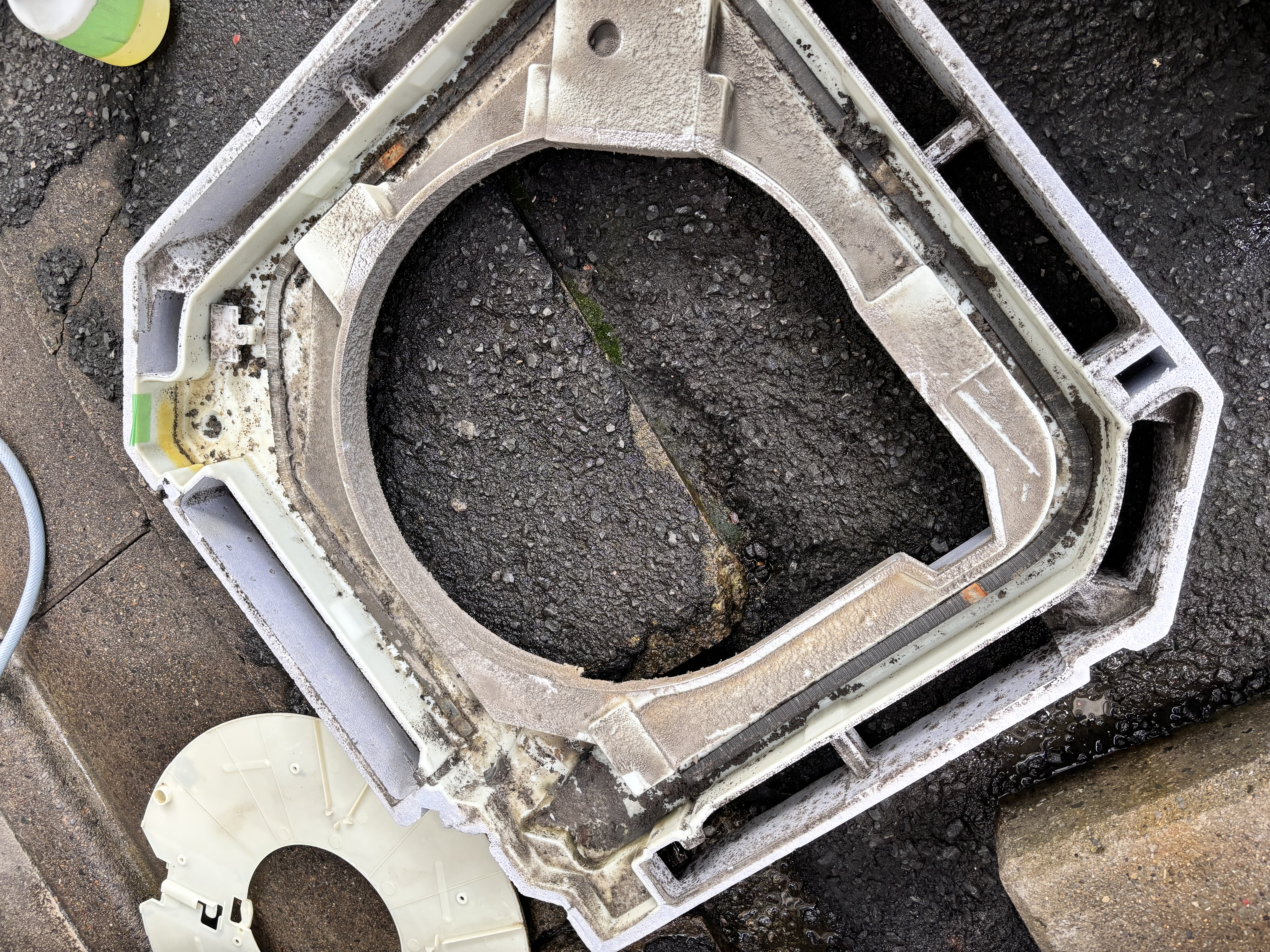 天井埋込エアコン吹き出し口のビフォー