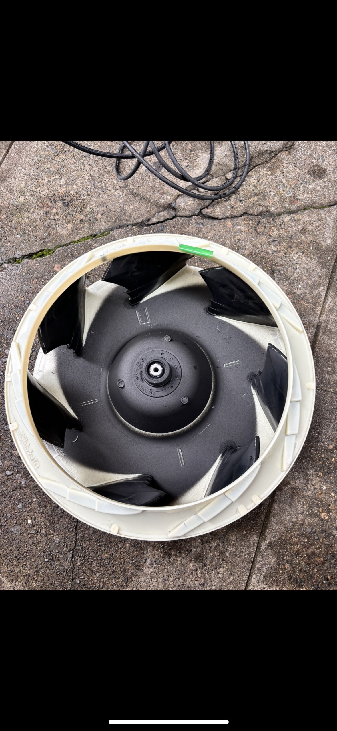 天井埋込エアコン熱交換器のビフォー