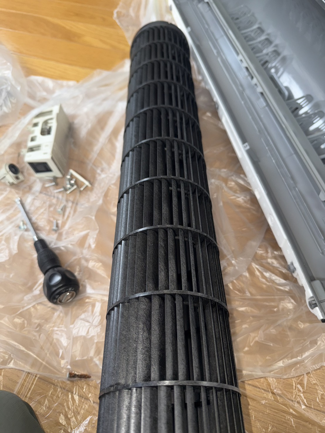 ファン：洗浄後の状態