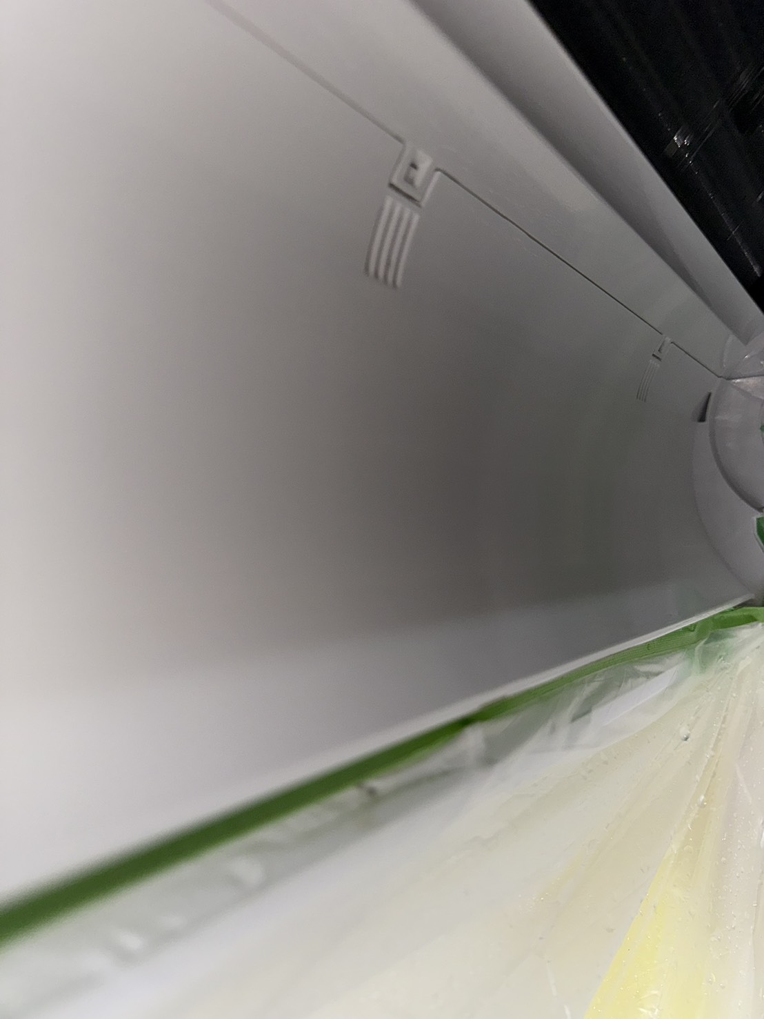 送風ファンの施工後。洗浄して清潔になった状態