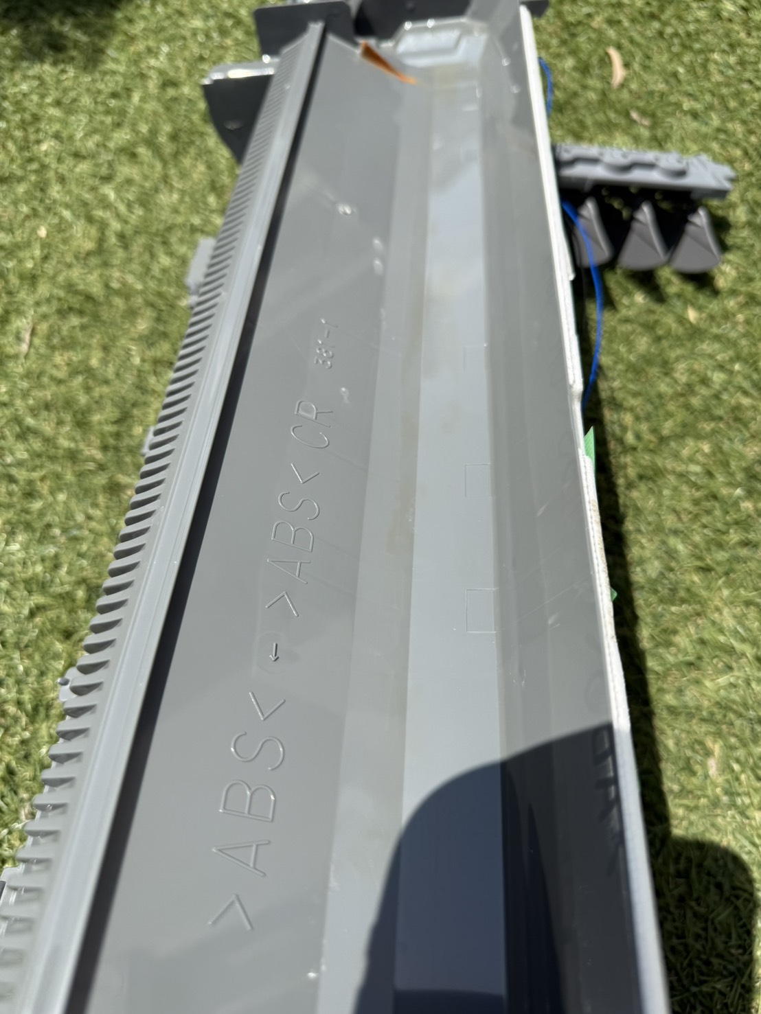 熱交換器まわりの施工後。洗浄してスッキリした状態