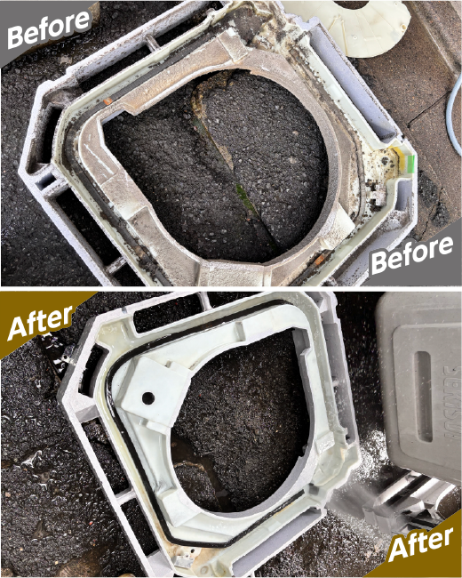 ドレンパンのビフォーアフター