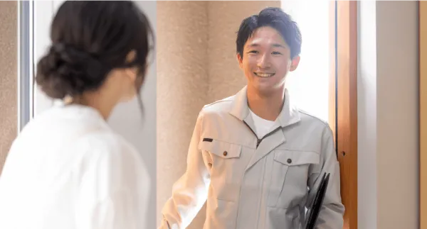 到着・ご挨拶のイメージ